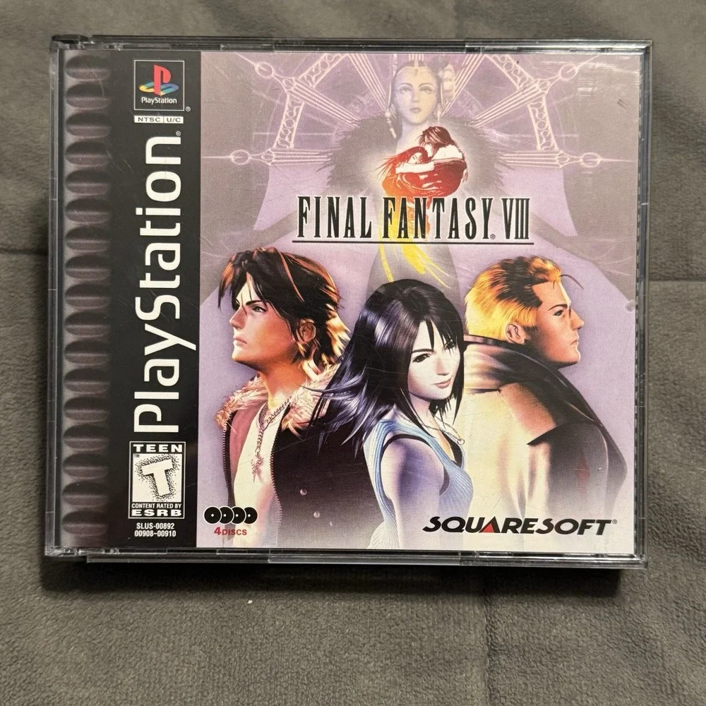 Final Fantasy VIII PS1 PlayStation Complete CIB + Reg. Card & Mini Walkthrough